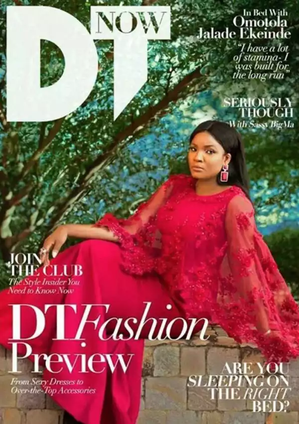 Sexy Mama! Actress Omotola Jalade-Ekeinde Dazzles On Cover Of DT Now Magazine
